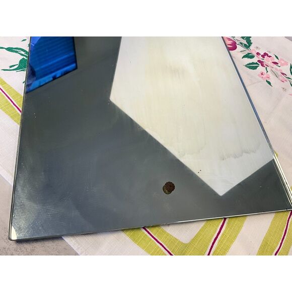 Etched top mirror vintage wall mirror must see - Picture 8 of 8